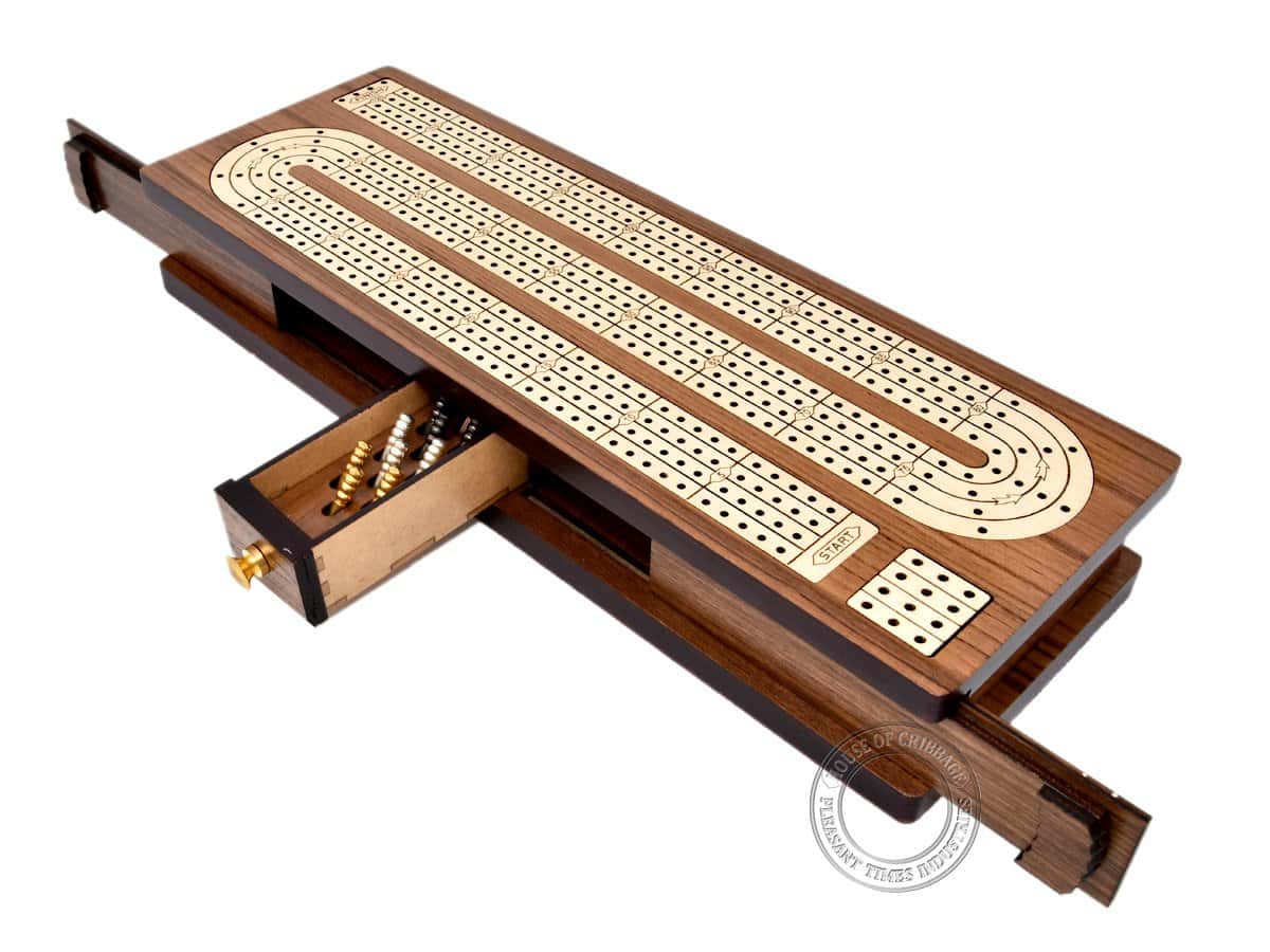 Tablero de Cribbage Continuo Incluido en Madera de - Imagen 6