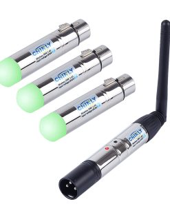 CHINLY 4pcs DMX512 DMX Dfi DJ 2.4G Inalámbrico 3 Receptor