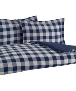 Juego de Funda de Edredón de Franela Reversible DELANNA