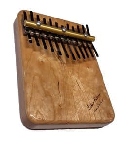 Zither Heaven Artisan Cherry 12 Note Thumb Piano hecho en