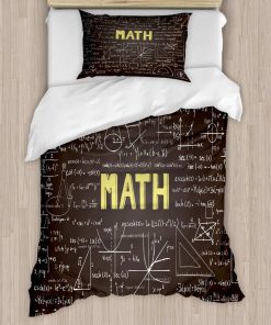 Set de Funda de Edredón para Clase de Matemáticas