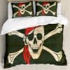 Juego de Funda de Edredón Ambesonne Pirata, Bandera de