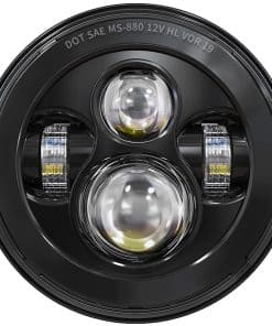 BICYACO Lámpara LED para Motocicleta de 7 Pulgadas para