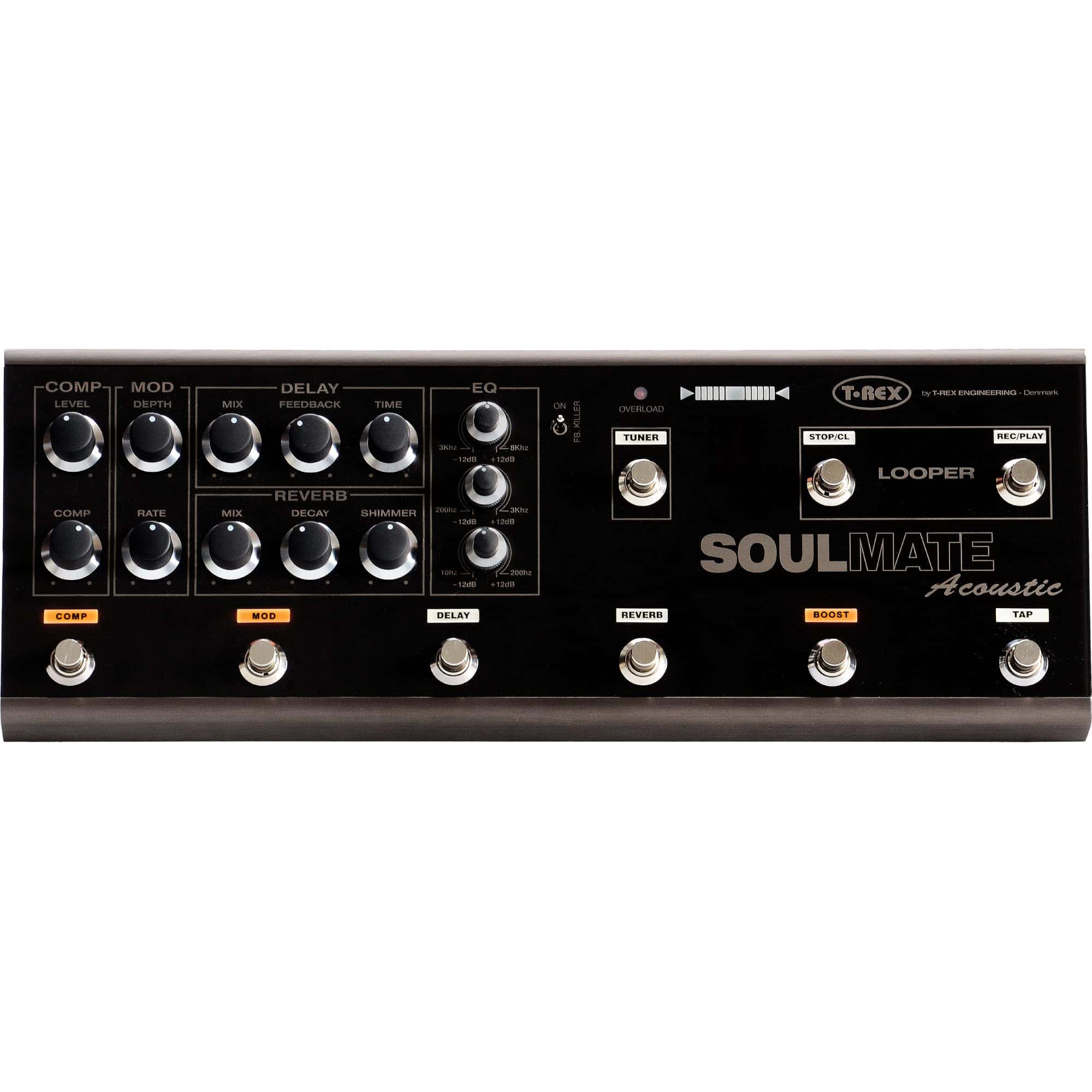 Pedal de Efectos Múltiples para Guitarra Acústica T-Rex