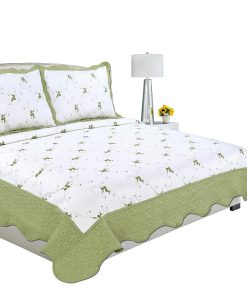 Colcha Edredón de Verano de 3 Piezas con 2 Fundas