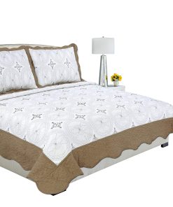 Juego de colchas ultra suaves de verano de 3 piezas con 2