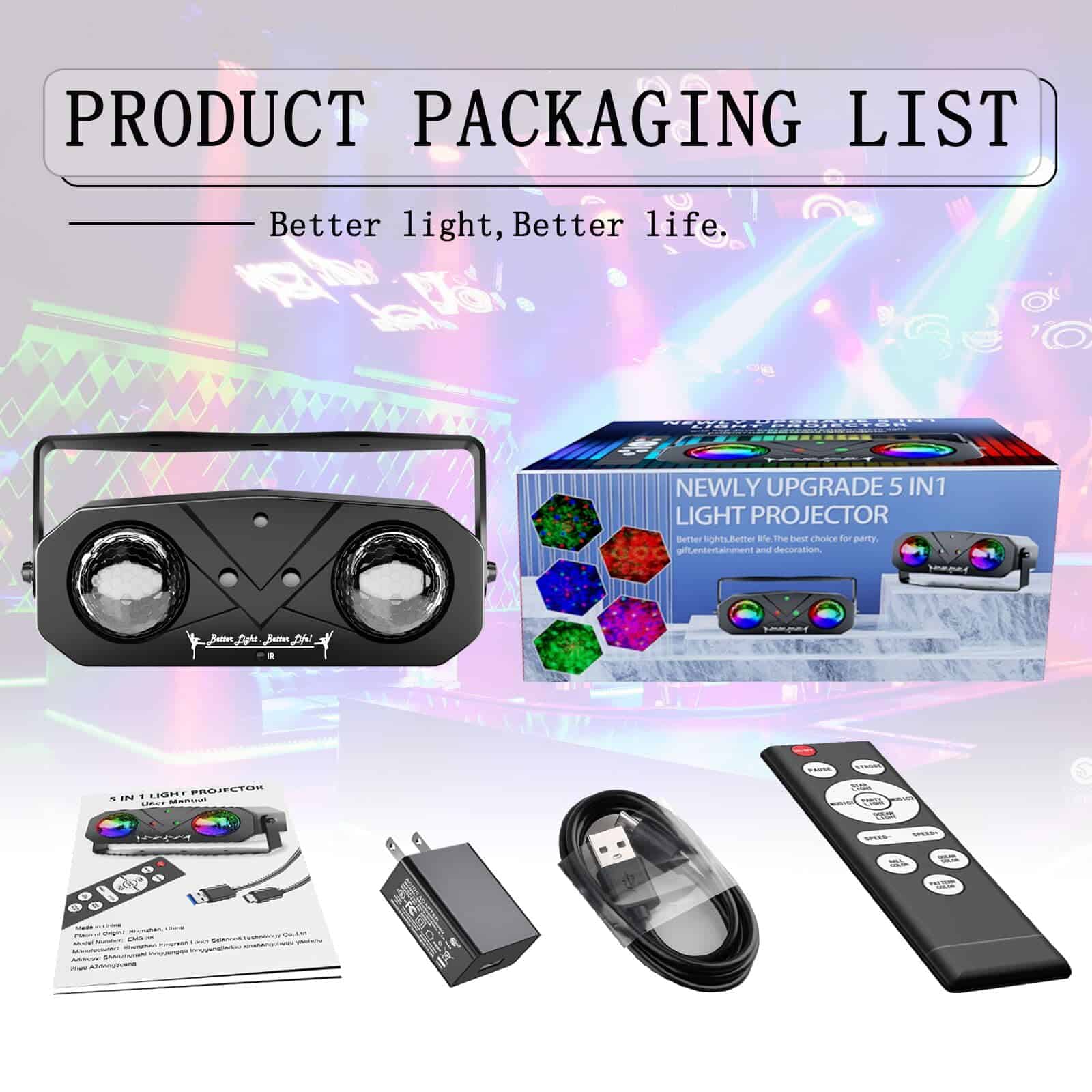 Proyector de Luces para Fiestas, Proyector de Cielo - Imagen 10