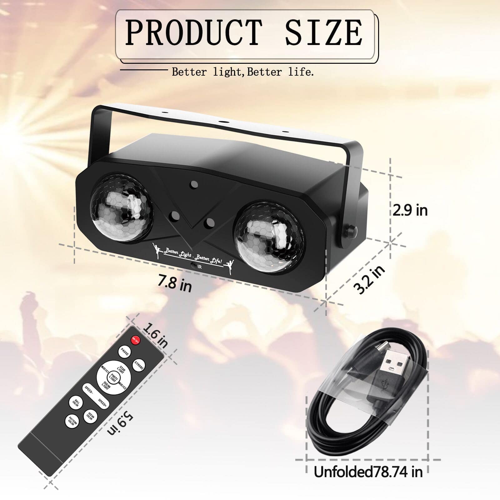 Proyector de Luces para Fiestas, Proyector de Cielo - Imagen 7