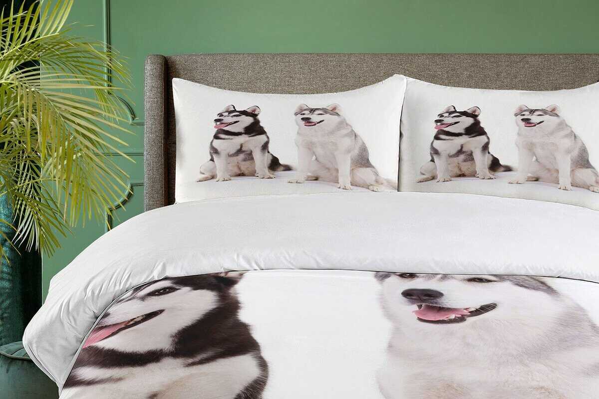 Juego de Funda Nórdica Ambesonne Alaskan Malamute, - Imagen 4