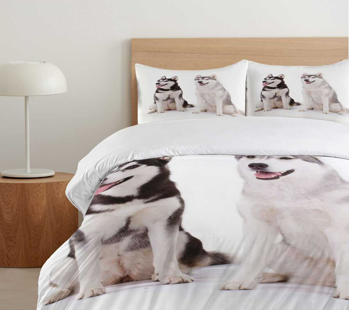 Juego de Funda Nórdica Ambesonne Alaskan Malamute, - Imagen 6