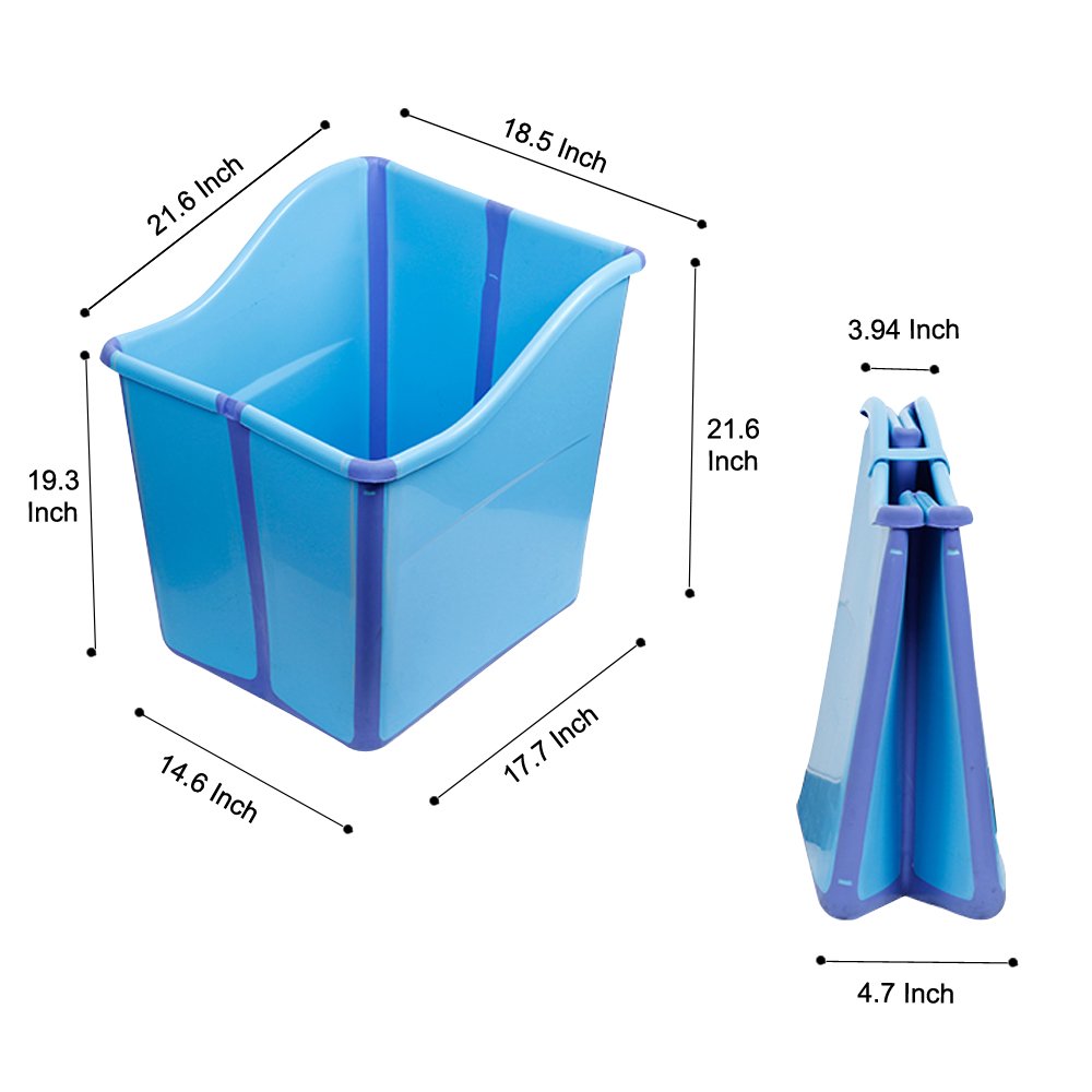 Baño Plegable para Niños W WEYLAN TEC Bañera Infantil Color - Imagen 4