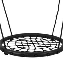 HI SUYI Columpio de Disco Gigante con Red de Nido de Árbol,