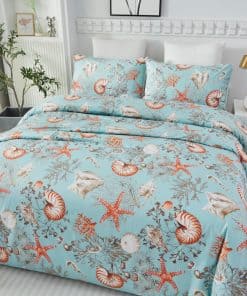 Juego de Ropa de Cama de Lujo Costero Marítimo Brandream en