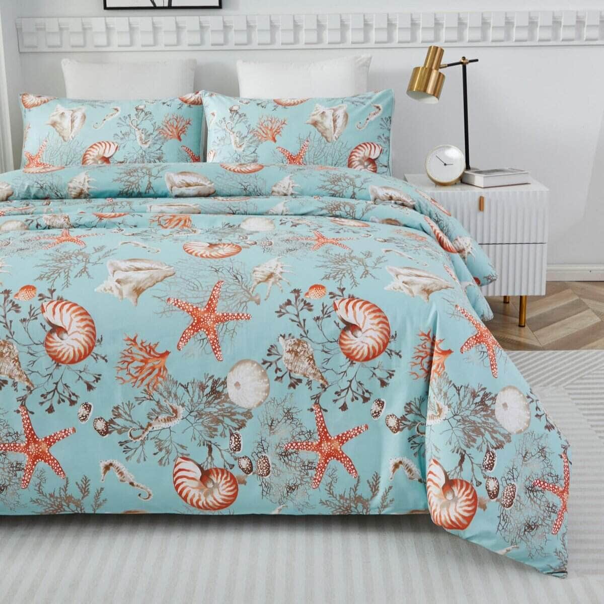 Juego de Ropa de Cama de Lujo Costero Marítimo Brandream en - Imagen 3