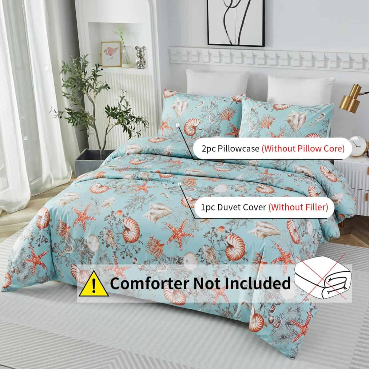 Juego de Ropa de Cama de Lujo Costero Marítimo Brandream en - Imagen 4