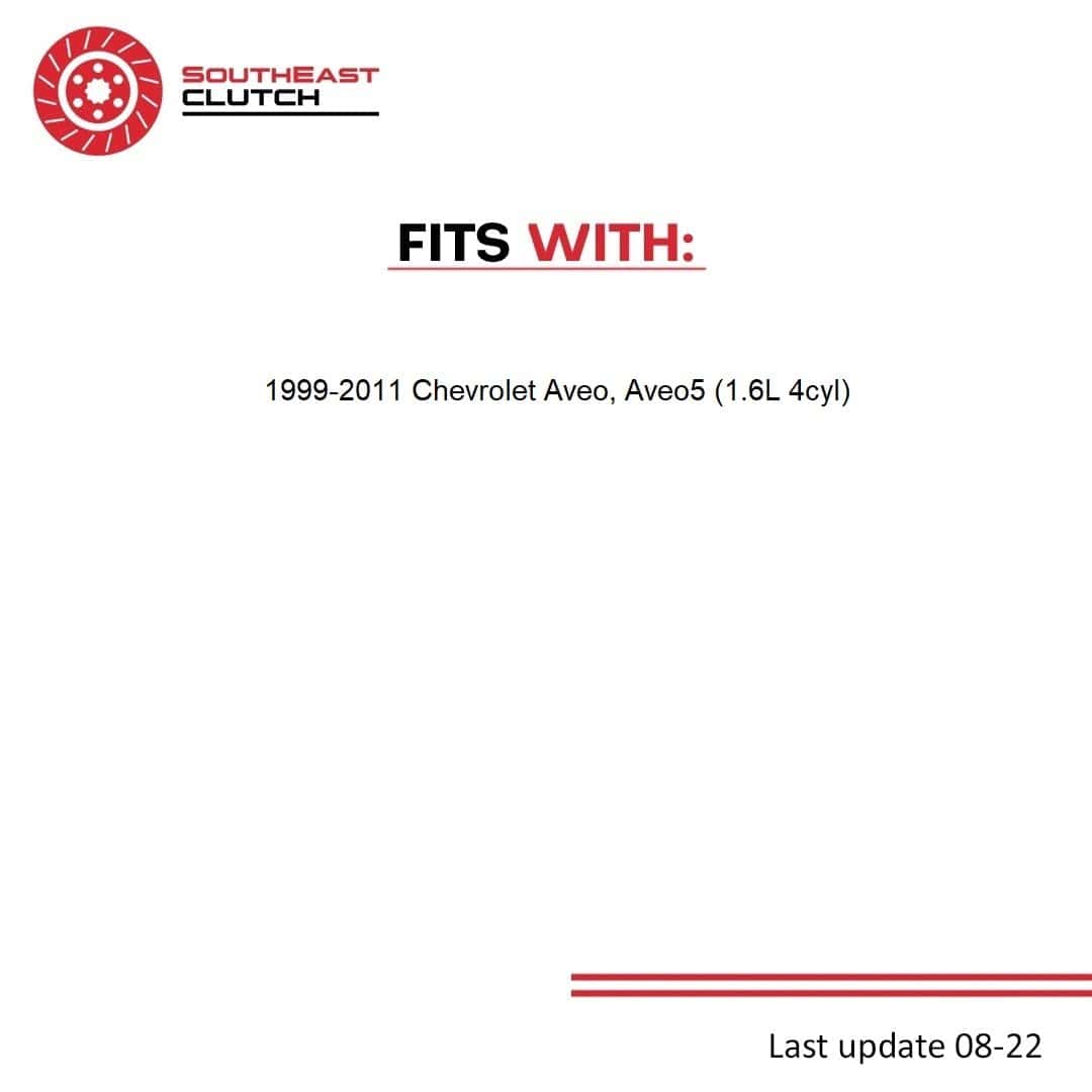 Kit de Embrague (25-002) | Compatible con Aveo Aveo5 Lanos - Imagen 7