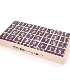 Bloques de Madera Mujeres que se Atrevieron - Hechos en