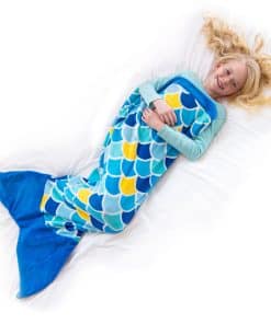 Manta de Cola de Sirena Fin Fun para Niños, Niñas y Niños -