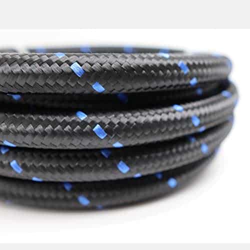 Manguera de combustible de acero inoxidable trenzado AN8 de