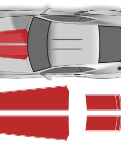 Kit de Gráficos para Capó y Maletero de Vinilo Compatible