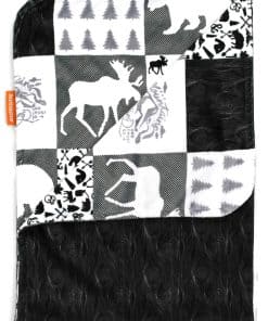 Manta de bebé Dear Baby Gear Bears Deluxe - Reversible