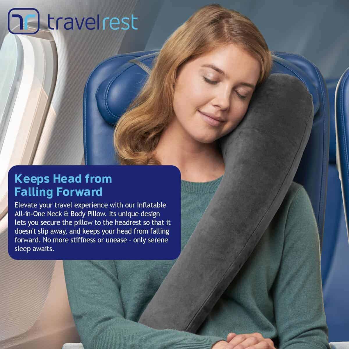 Almohada de Viaje Todo en Uno TRAVELREST para Cuello y - Imagen 3