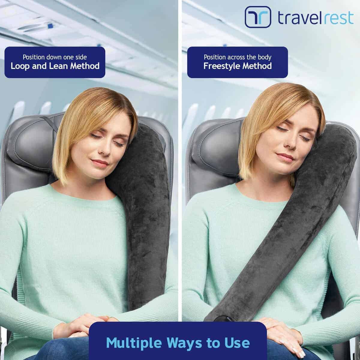 Almohada de Viaje Todo en Uno TRAVELREST para Cuello y - Imagen 6