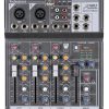 Mezclador de Audio de Cuatro Canales Profesional
