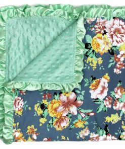 Cobijas para Bebé Dear Baby Gear, Vintage Floral Coral