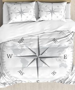Juego de Funda nórdica Ambesonne Compass, Ilustración de