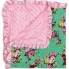 Mantas de bebé Dear Baby Gear, Vintage Floral Pink Roses on