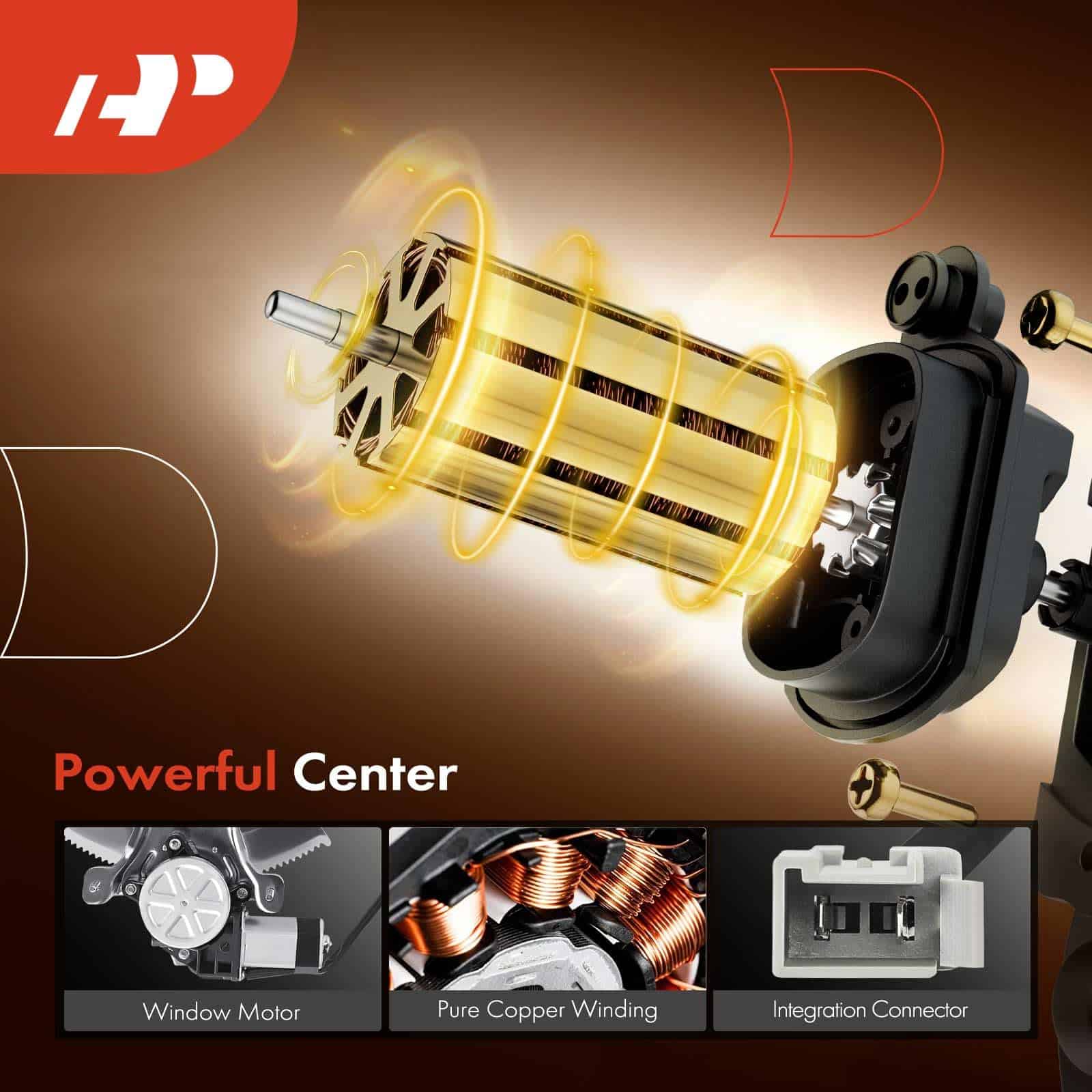 Ensamblaje de Regulador de Ventana y Motor A-Premium para - Imagen 5