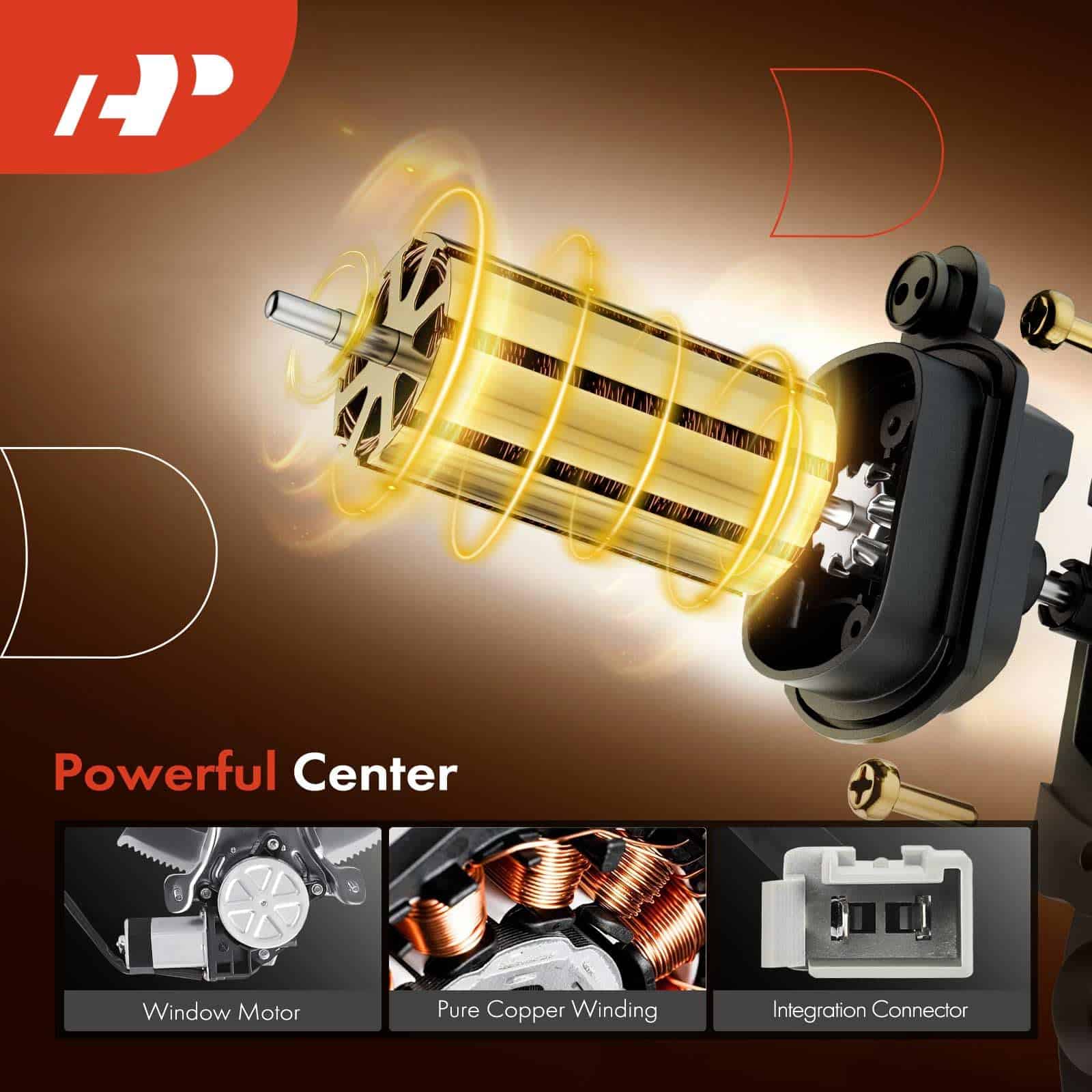 Ensamble de Regulador de Ventana y Motor A-Premium para - Imagen 5