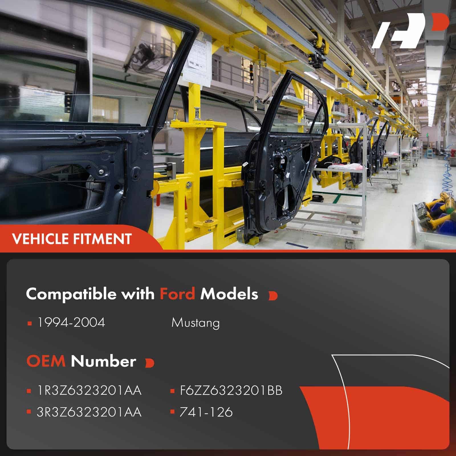 Ensamble de Regulador de Ventana y Motor A-Premium para - Imagen 4