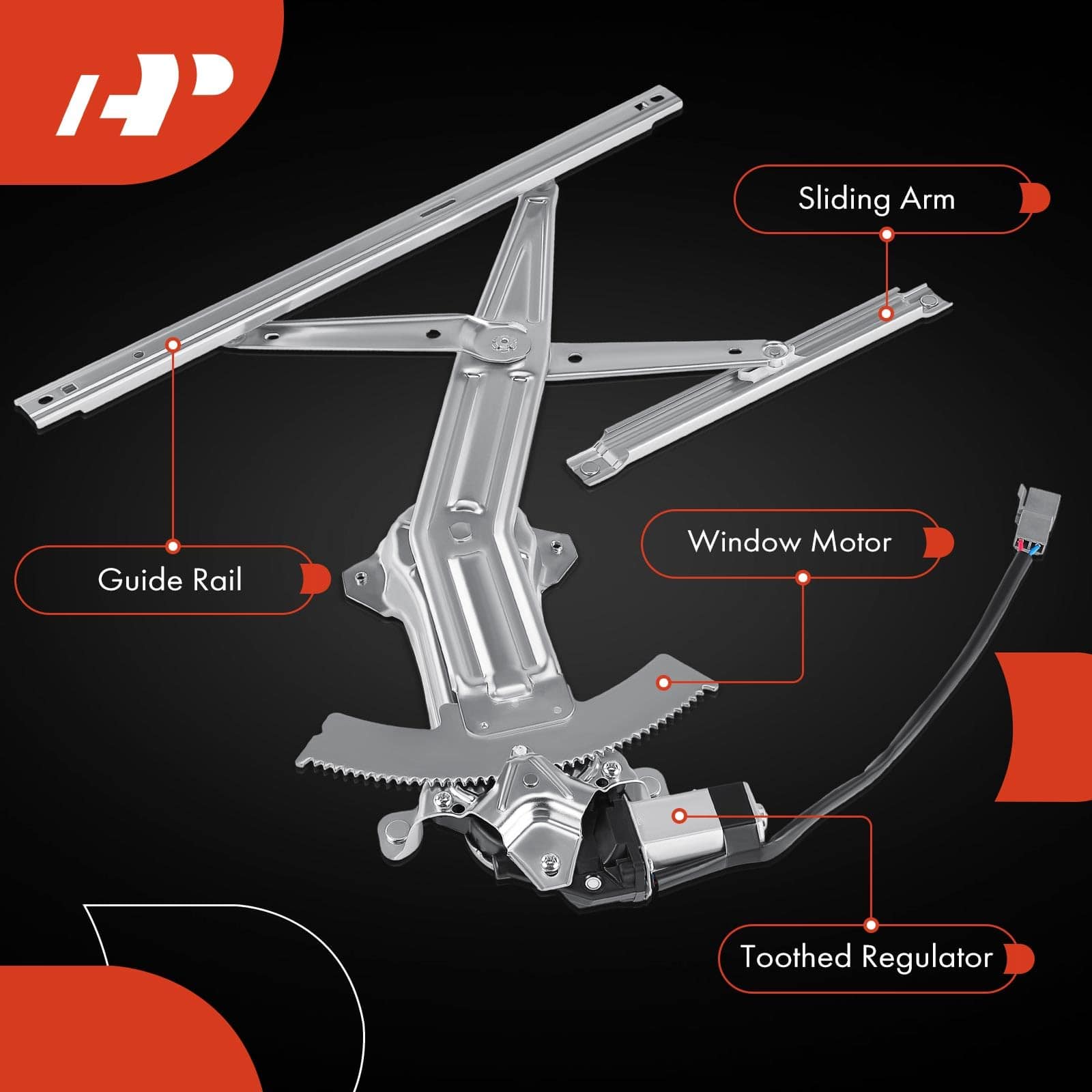 Ensamble de Regulador de Ventana y Motor A-Premium para - Imagen 7
