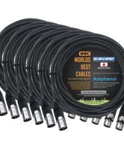 6 Unidades - 18 Pies - Cables de Micrófono Canare L-4E6S,