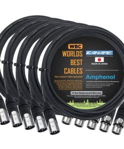 5 Unidades - 12 Pies - Canare L-4E6S, Cable de micrófono