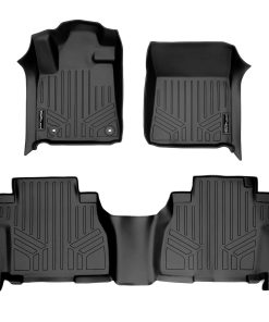 Juego de alfombrillas MAXLINER de 2 filas en negro para