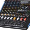 Mezclador de Audio Profesional de Seis Canales con Interfaz
