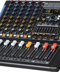 Mezclador de Audio Profesional de Seis Canales con Interfaz