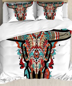 Juego de Funda nórdica Occidental de Ambesonne, Bufalo