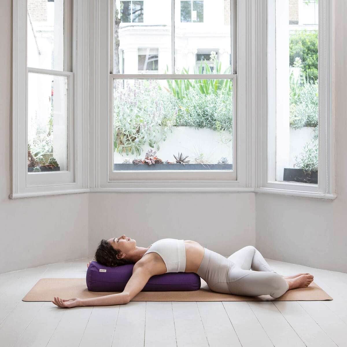 Cojín de Bolster de Yoga Basaho | Cojín de Yoga Redondo de - Imagen 3