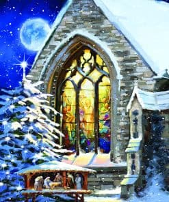 Rompecabezas Pesebre Navideño (Pieza Grande) de 1000 Piezas