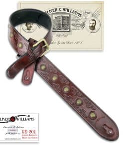 Correa de Guitarra Acolchada de Cuero Antique Mahogany con