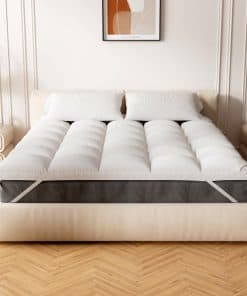 Topper de Colchón Extra Grueso King para Dolor de Espalda y