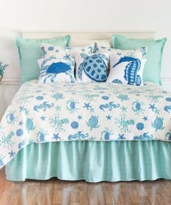 C&F Home Brisbane Juego de Colcha Reversible de Algodón