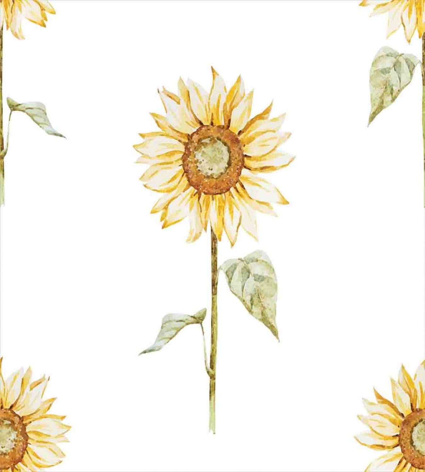 Juego de Funda nórdica Ambesonne Girasol, Girasoles con - Imagen 3