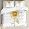 Juego de Funda nórdica Ambesonne Girasol, Girasoles con