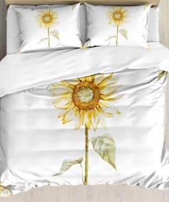 Juego de Funda nórdica Ambesonne Girasol, Girasoles con