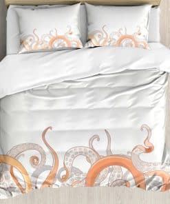 Juego de Funda Nórdica Ambesonne con Diseño de Tentáculos